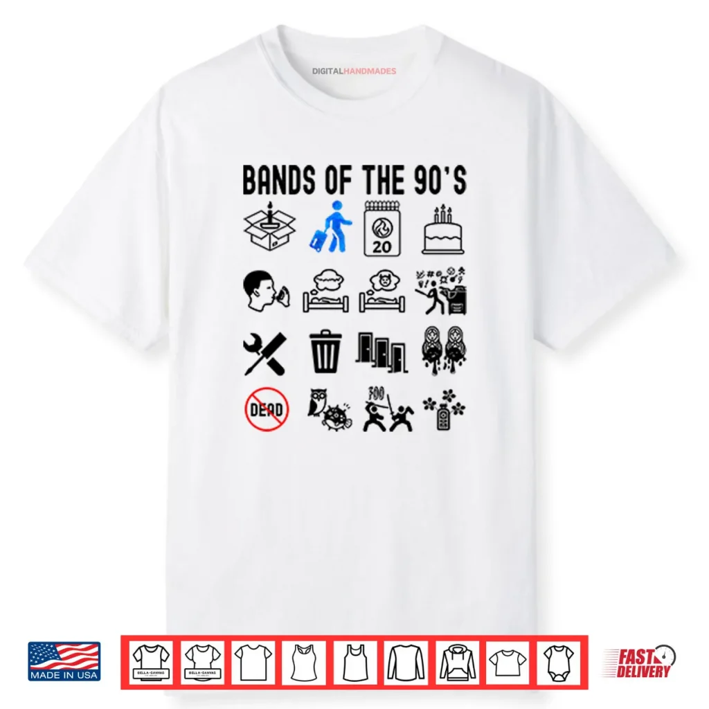 Bands Of The 90’s Shirt 1 Bands Of The 90’s Shirt