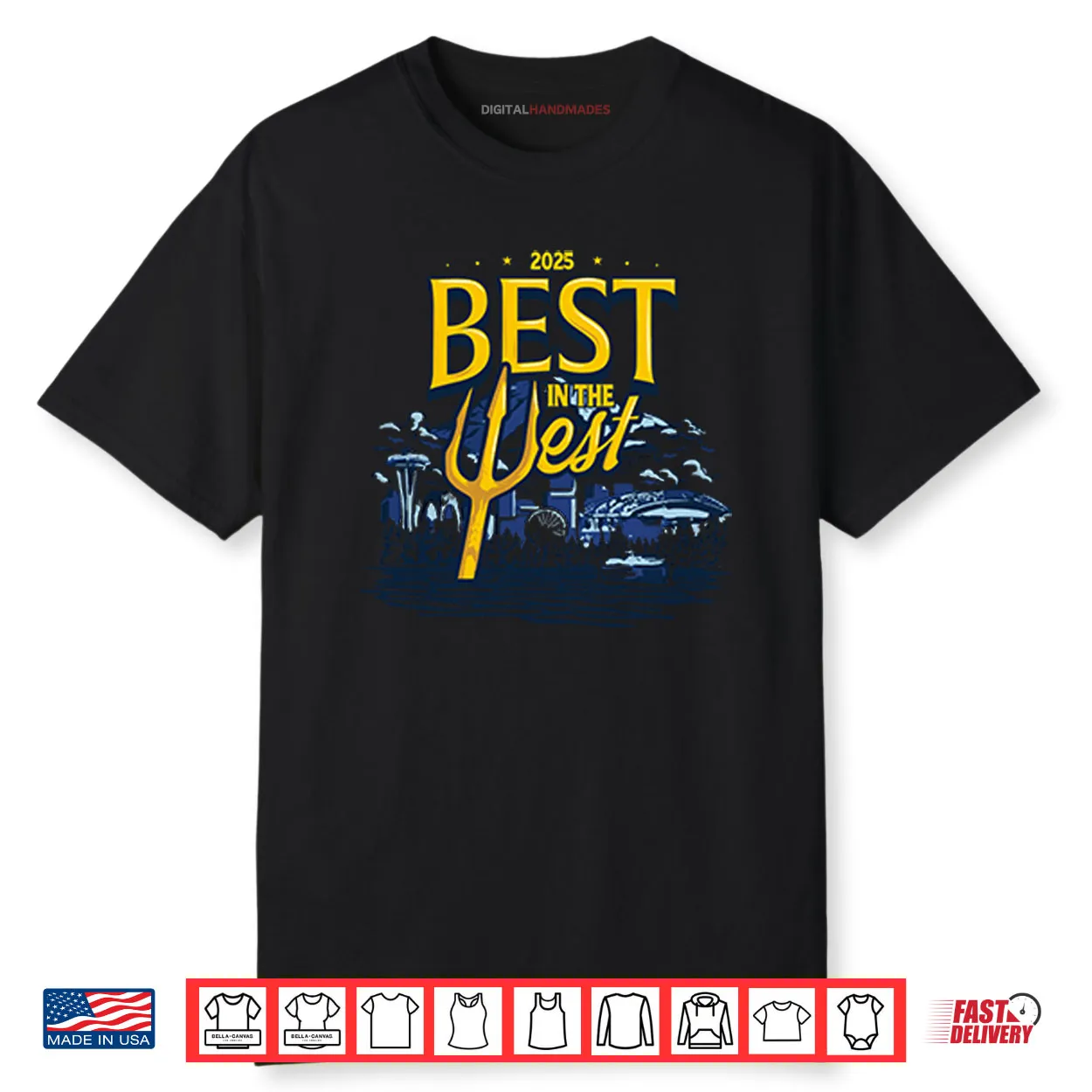 Best In The West 2025 Seattle Mariners Shirt