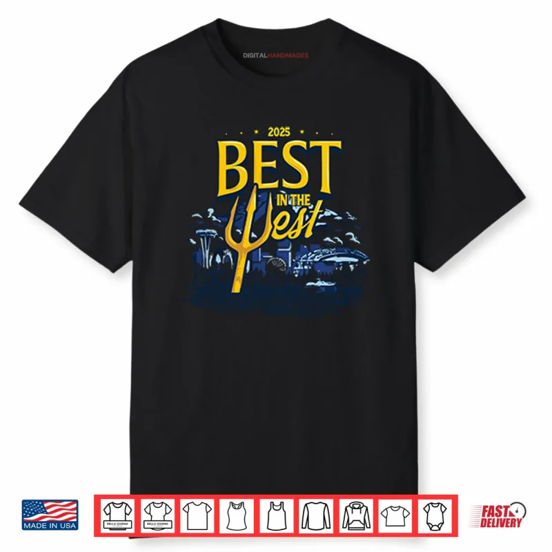 Best In The West 2025 Seattle Mariners Shirt