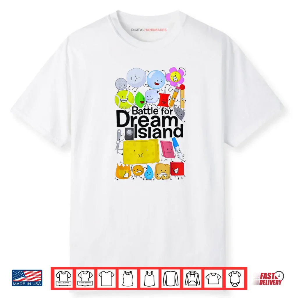 Bfdi Battle for Dream Island Shirt 1 Bfdi Battle for Dream Island Shirt