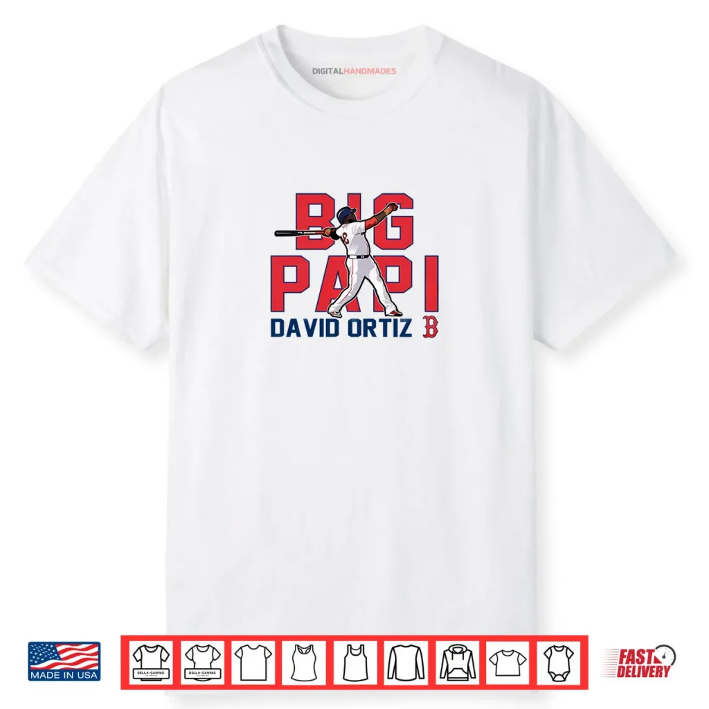 Big Papi David Ortiz Boston Red Sox Cooperstown Player Shirt 1 Big Papi David Ortiz Boston Red Sox Cooperstown Player Shirt