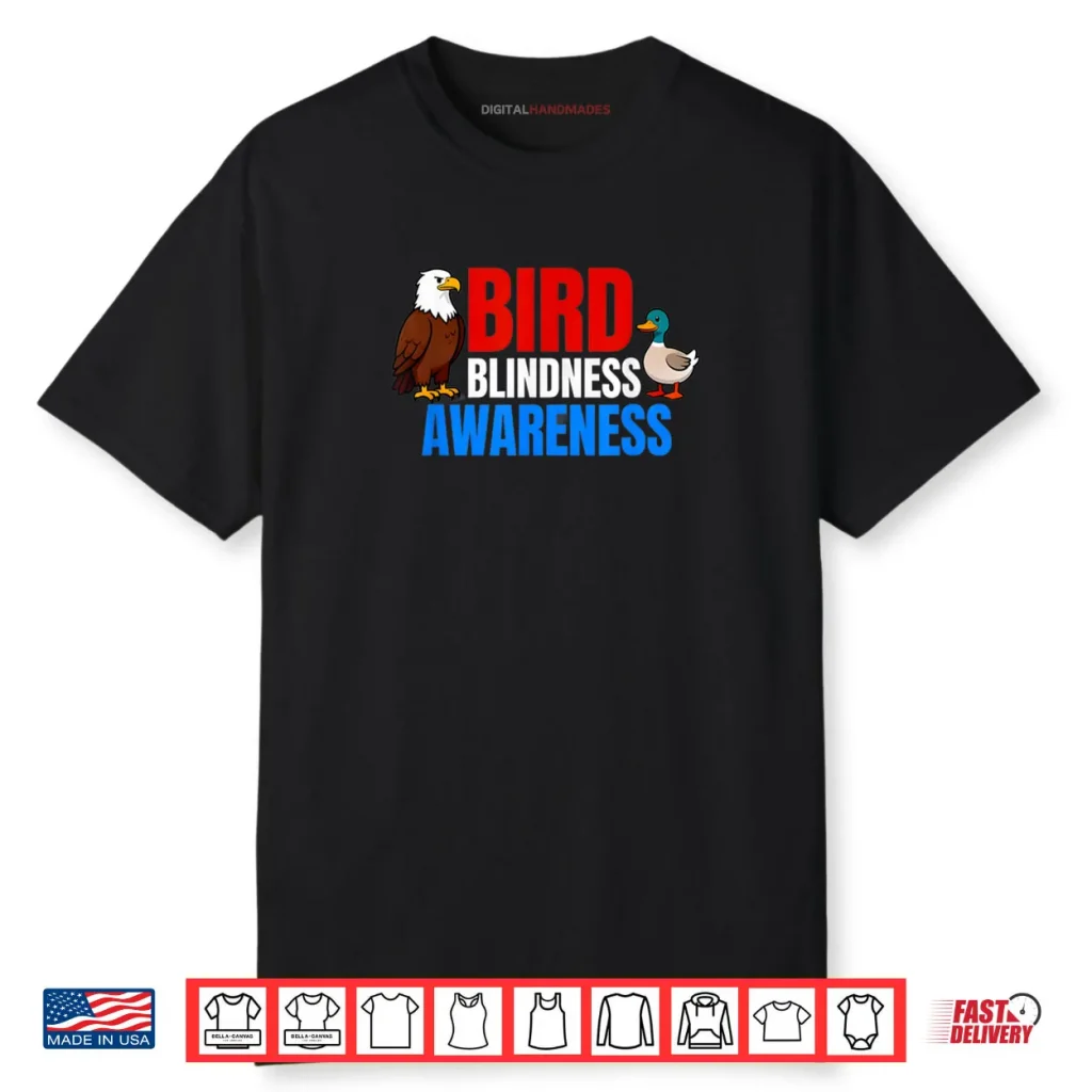 Bird Blindness Awareness Animal Lovers Shirt 1 Bird Blindness Awareness Animal Lovers Shirt