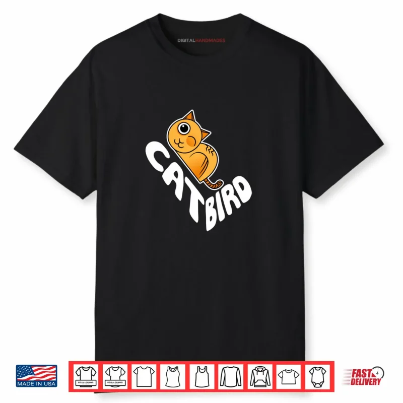 Bird Cat Optical Illusion Graph Drawing Philosopher Shirt