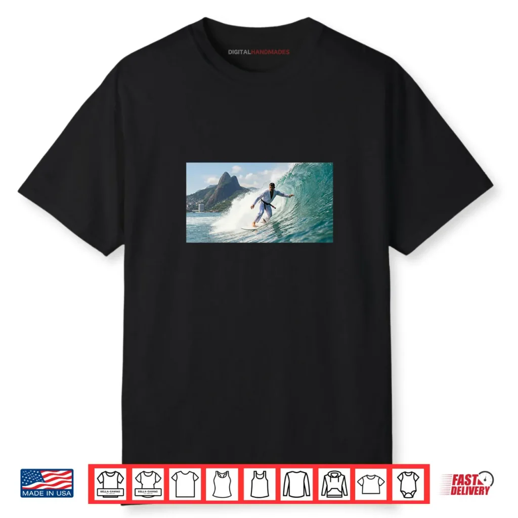 BJJ Surfer Riding The Wave Shirt 1 BJJ Surfer Riding The Wave Shirt