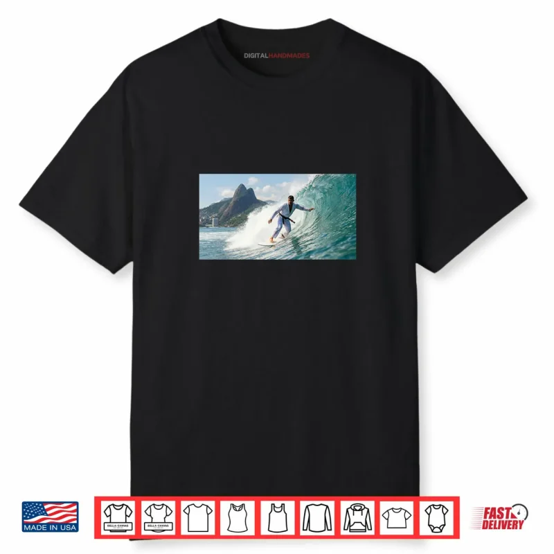BJJ Surfer Riding The Wave Shirt