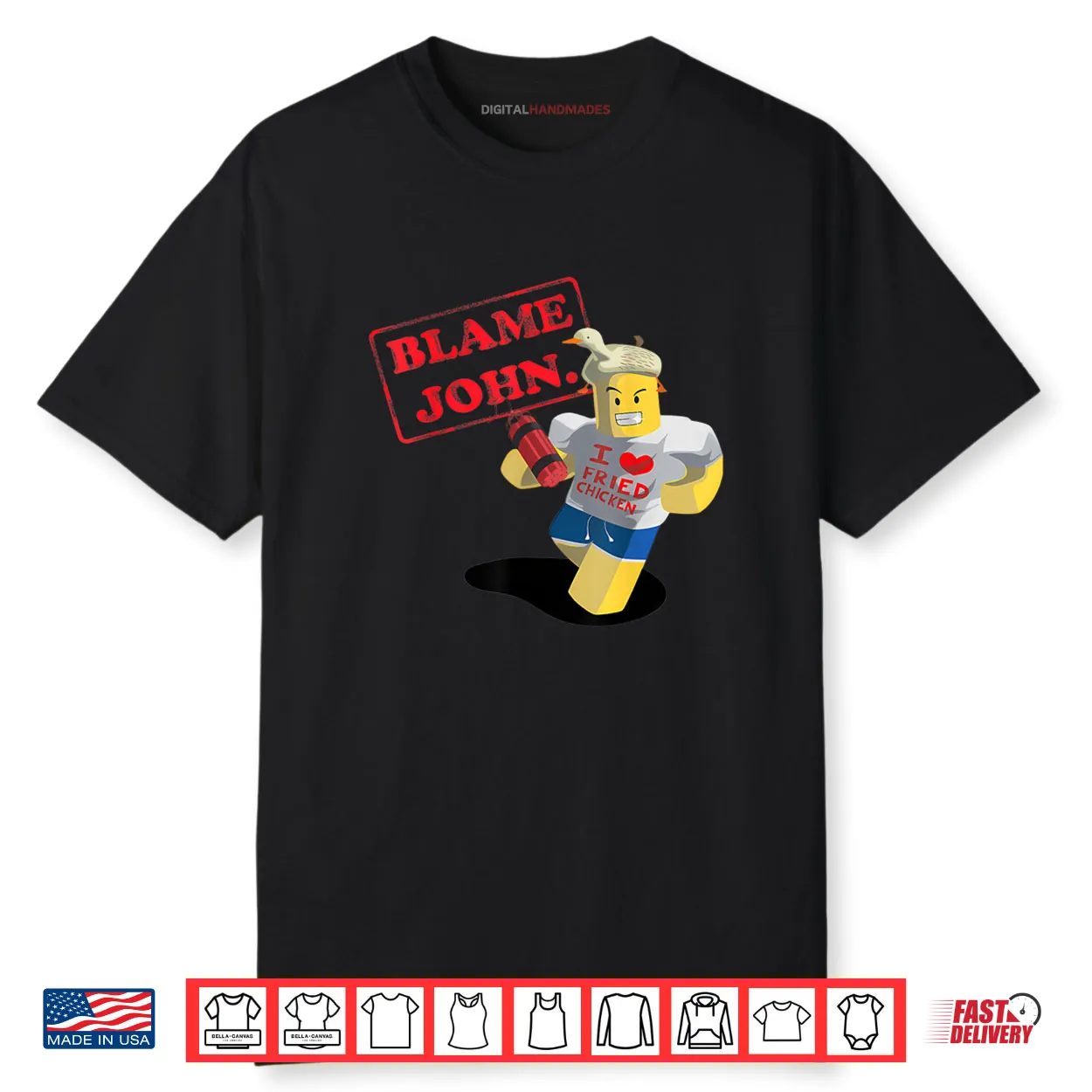Blames Johns Meme Robloxs Shirt