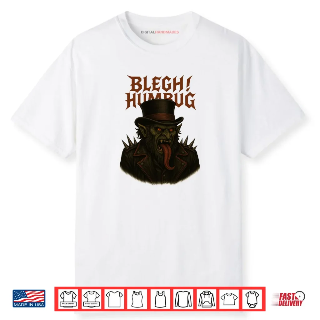Blegh! Humbug Heavy Metal Christmas Shirt 1 Blegh! Humbug Heavy Metal Christmas Shirt