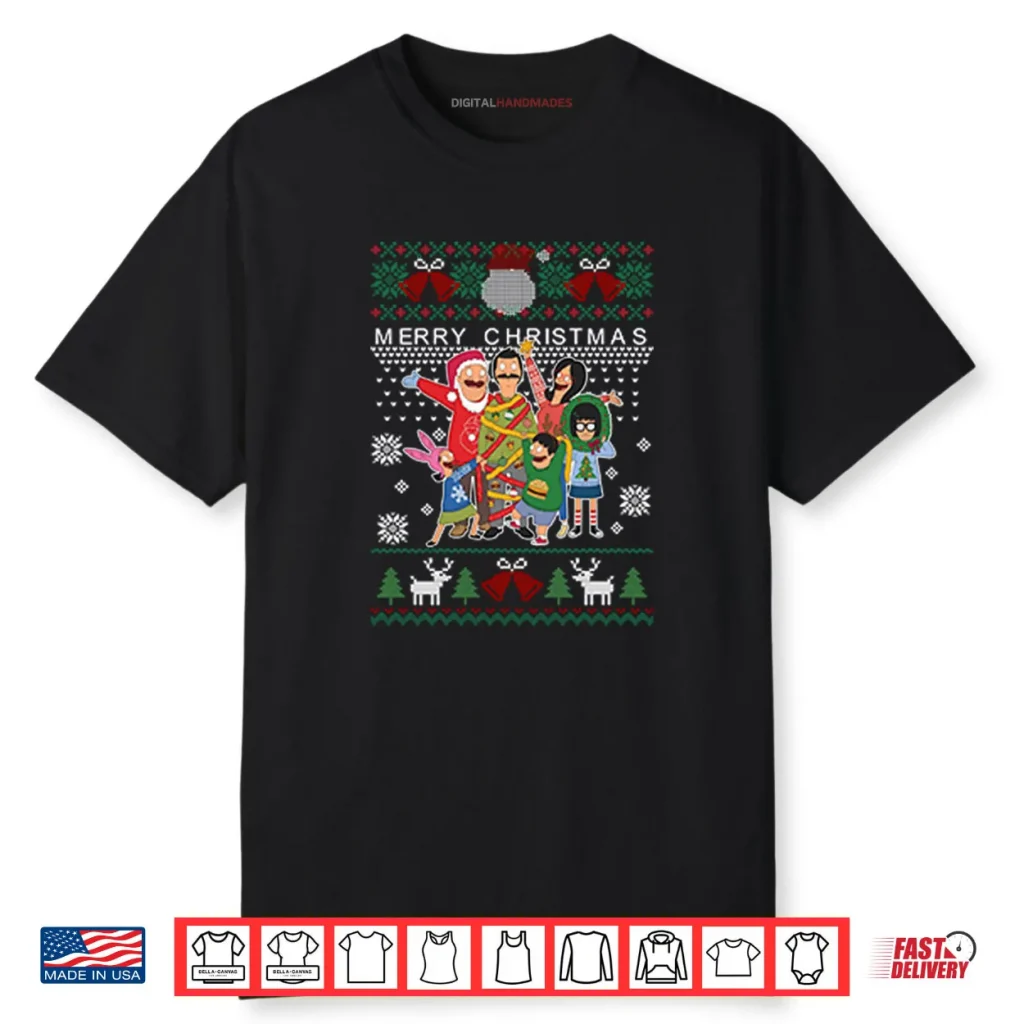Bob’s Burgers Family Merry Christmas Shirt 1 Bob’s Burgers Family Merry Christmas Shirt