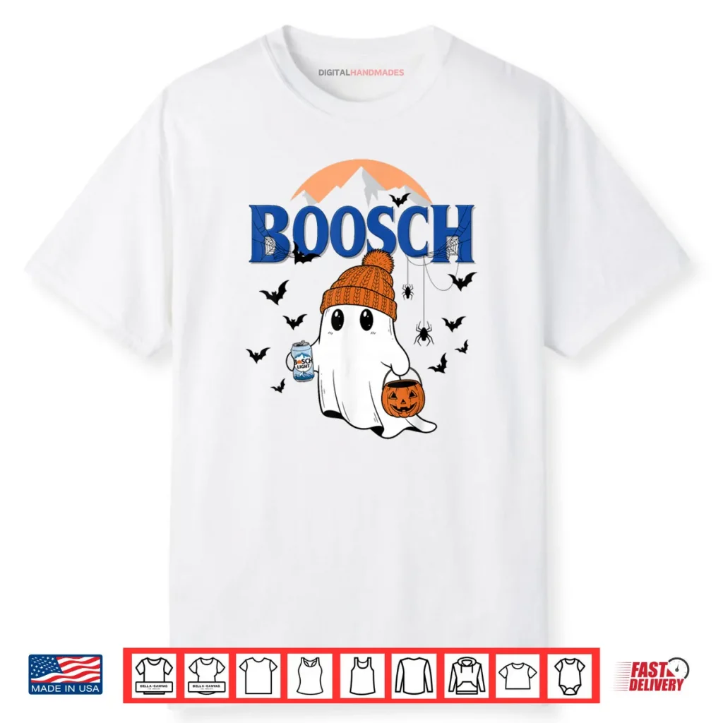 Boo Ghost Halloween Beer Drinking Spooky Season Shirt