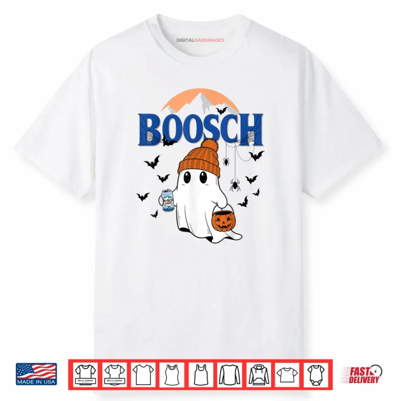 Boo Ghost Halloween Beer Drinking Spooky Season Shirt