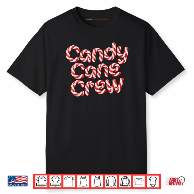 Candy Cane Crew Christmas Family Shirt