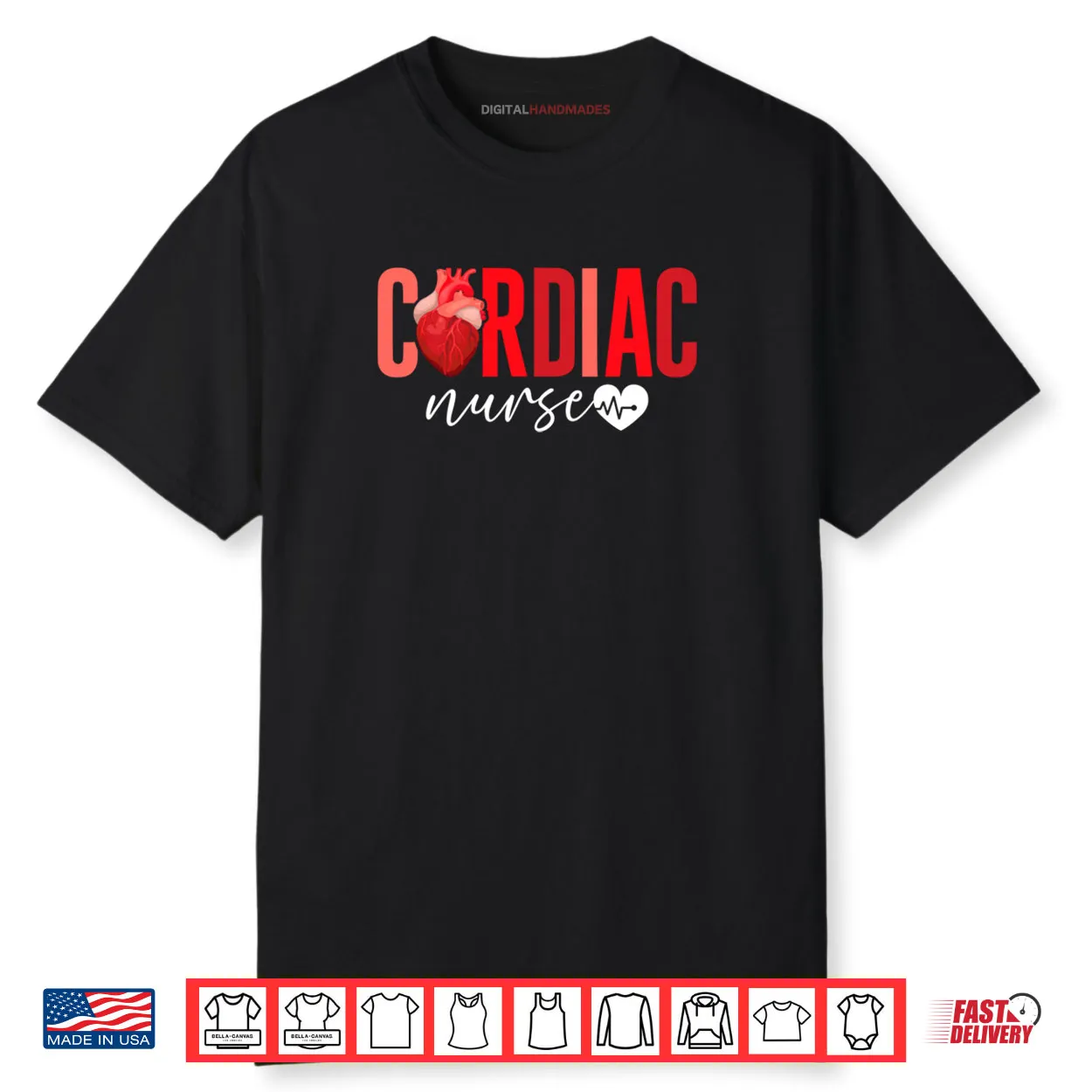 Cardiac Nurse Cardiology Nurse Cardiac Nursing Shirt