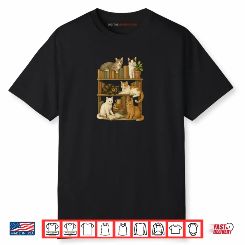 Cats On Shelf Shirt