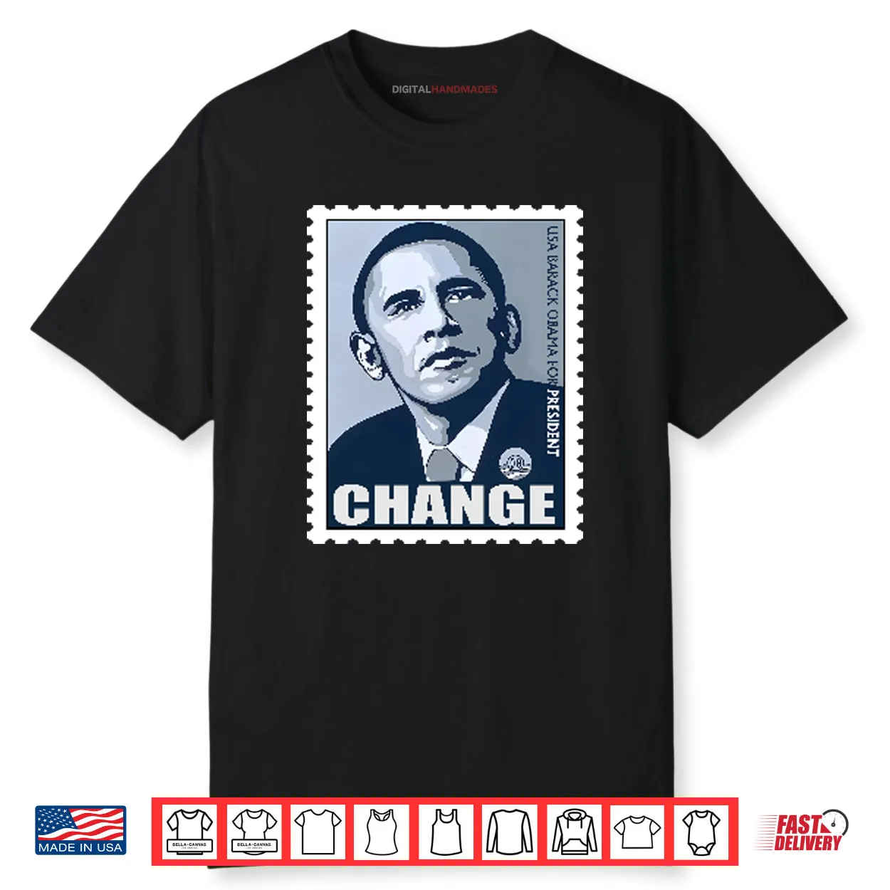 Charles Haley USA Barack Obama For President Shirt