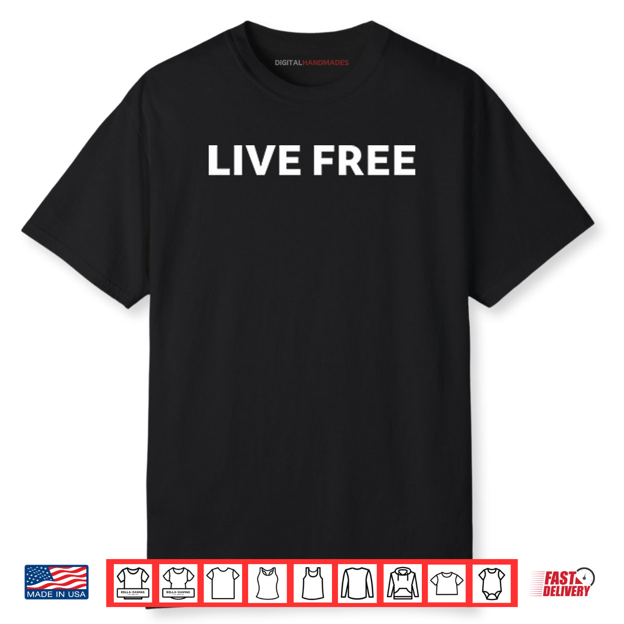 Charlie Kirk Live Free Shirt