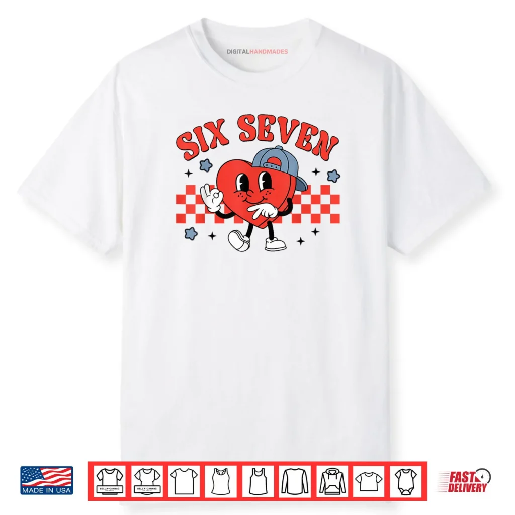 Checkered Six Seven Cool Hearts 67 Valentines Day Shirt 1 Checkered Six Seven Cool Hearts 67 Valentines Day Shirt