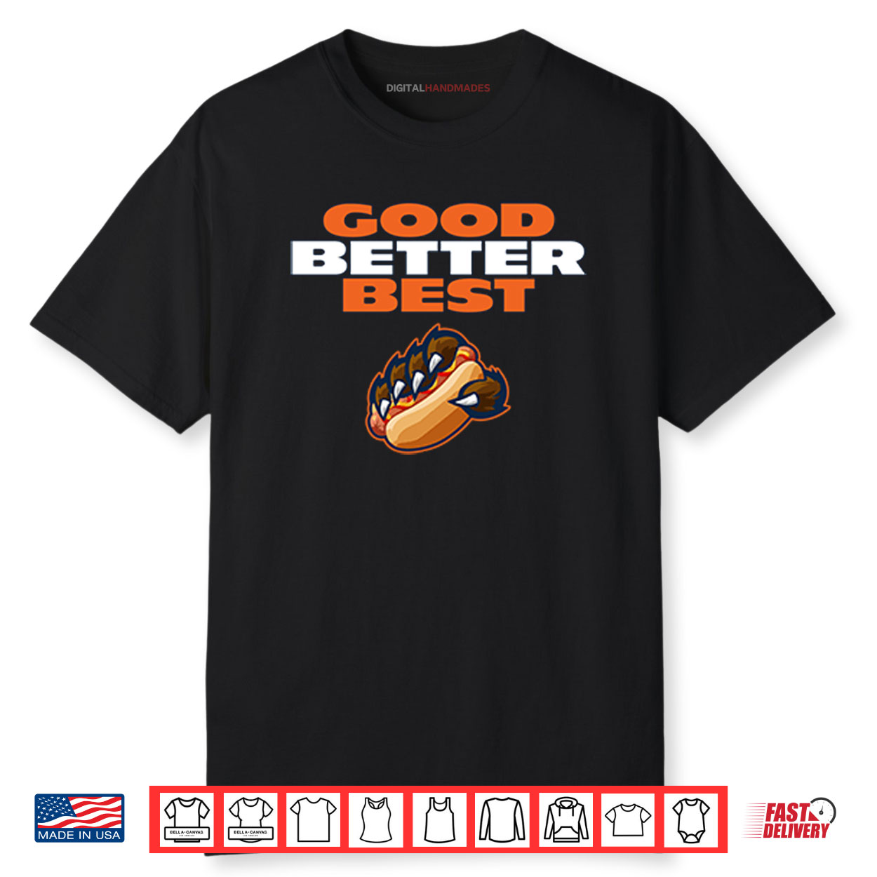 Chicago Bears Good Better Best Shirt