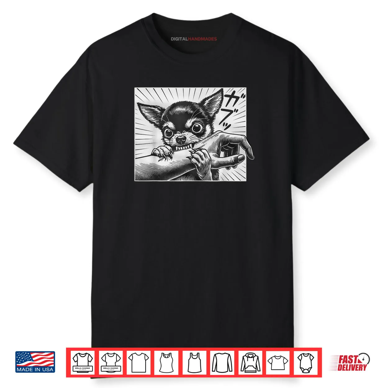 Chihuahua Dog Bite Funny Chihuahua Lover Shirt