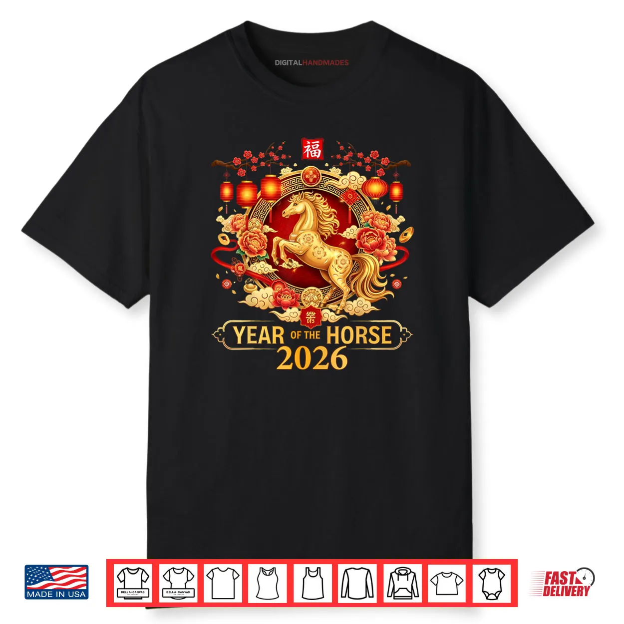 Chinese New Year 2026 Year of The Horse Happy New Year 2026 Shirt
