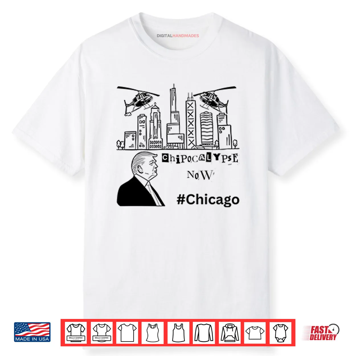 Chipocalypse Now Chicago Department of War Trump Shirt