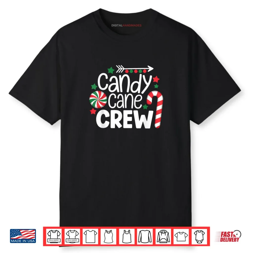 Christmas Candy Cane Crew Shirt Xmas Shirt 1 Christmas Candy Cane Crew Shirt Xmas Shirt