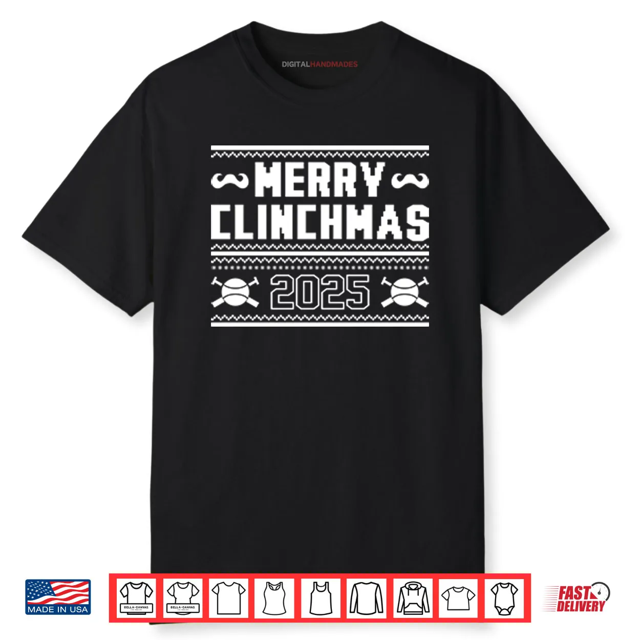 Cincinnati Reds Merry Clinchmas 2025 Shirt