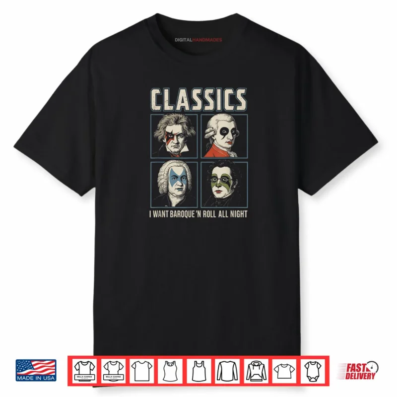 Classics Band Tour Classical Music Composer Rock Tour Shirt