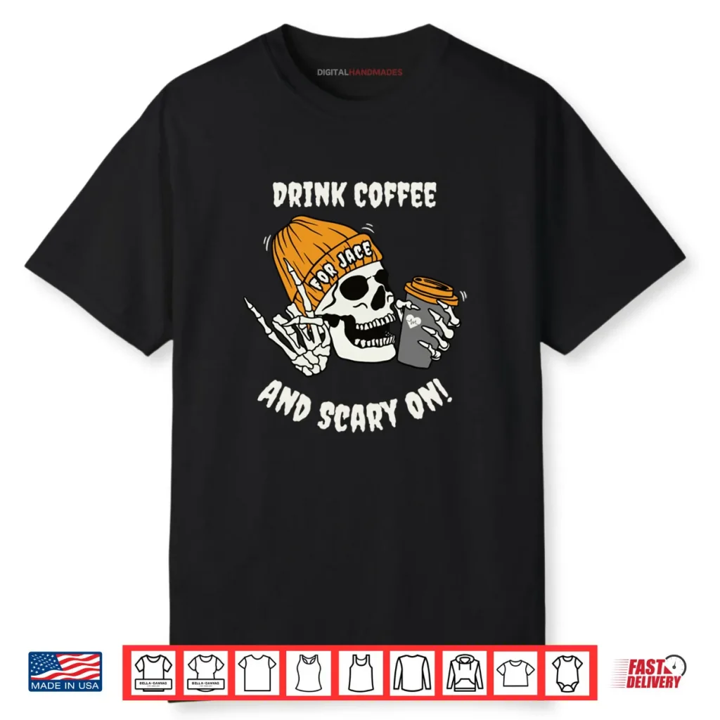 Coffee for Jace Halloween Edition CHD Awareness Shirt 1 Coffee for Jace Halloween Edition CHD Awareness Shirt
