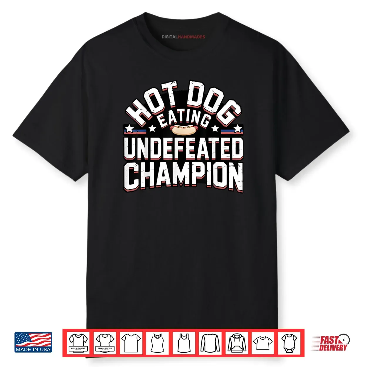 Competitive Hot Dog Eating Champion Shirt