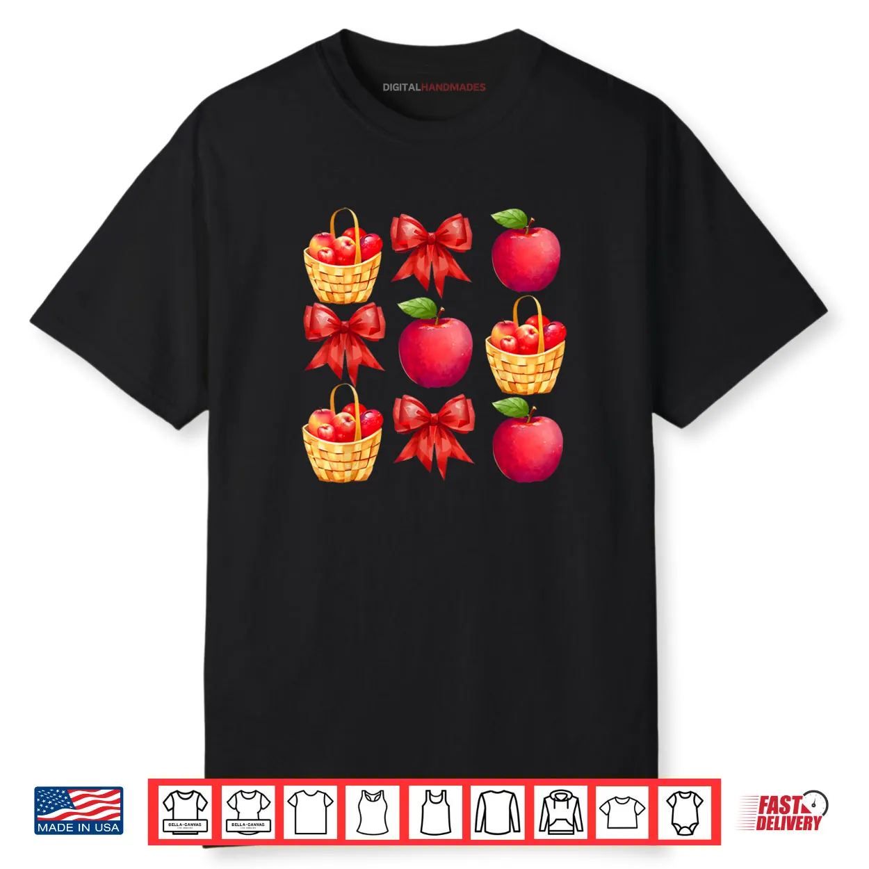 Coquette Apple Picking Crew Apple Picking Season Bows Shirt