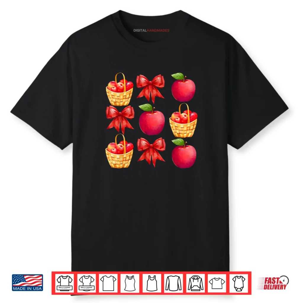 Coquette Apple Picking Crew Apple Picking Season Bows Shirt 1 Coquette Apple Picking Crew Apple Picking Season Bows Shirt