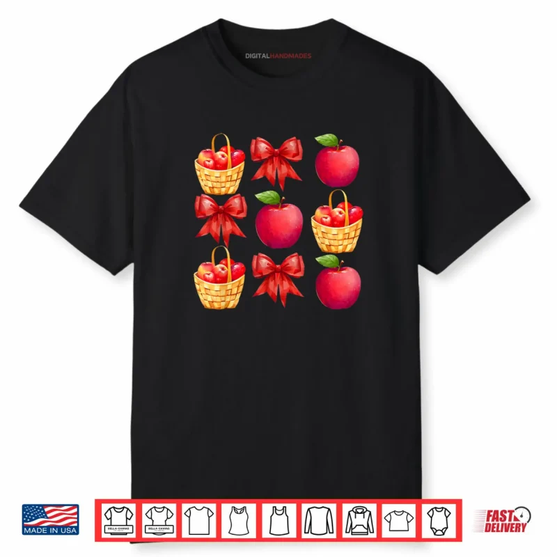 Coquette Apple Picking Crew Apple Picking Season Bows Shirt