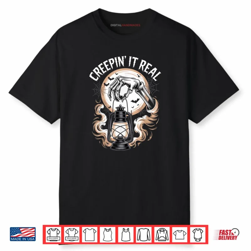 Creepin It Real Gothic Halloween Shirt