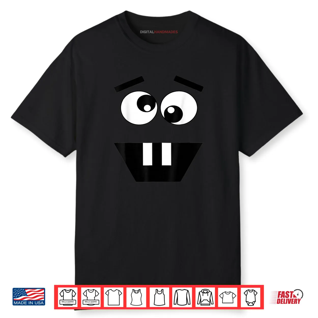 Creepy Carrots Face Funny Halloween Costume Kids and Adults Shirt
