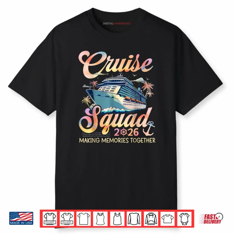 Cruise Squad 2026 Family Group Matching Summer Vacation Shirt