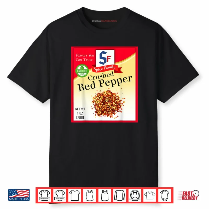 Crushed Red Pepper Spice Group Costume Family Matching Shirt