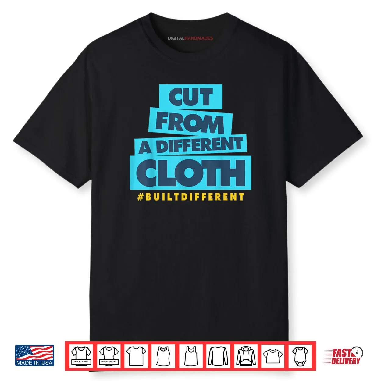 Cut from A Different Cloth Gamma Blue 11s Matching Outfit Shirt