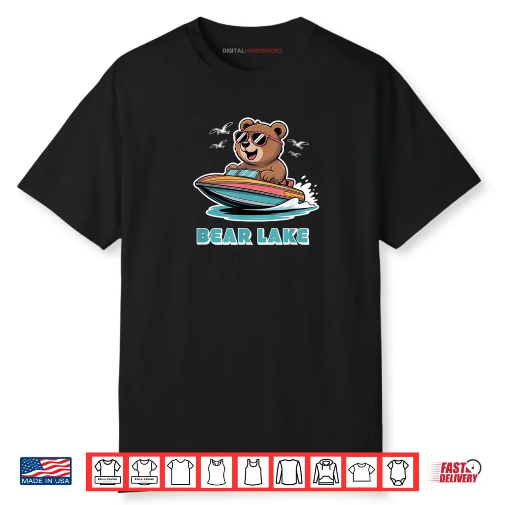 Cute Bear Lake Utah and Idaho Shirt