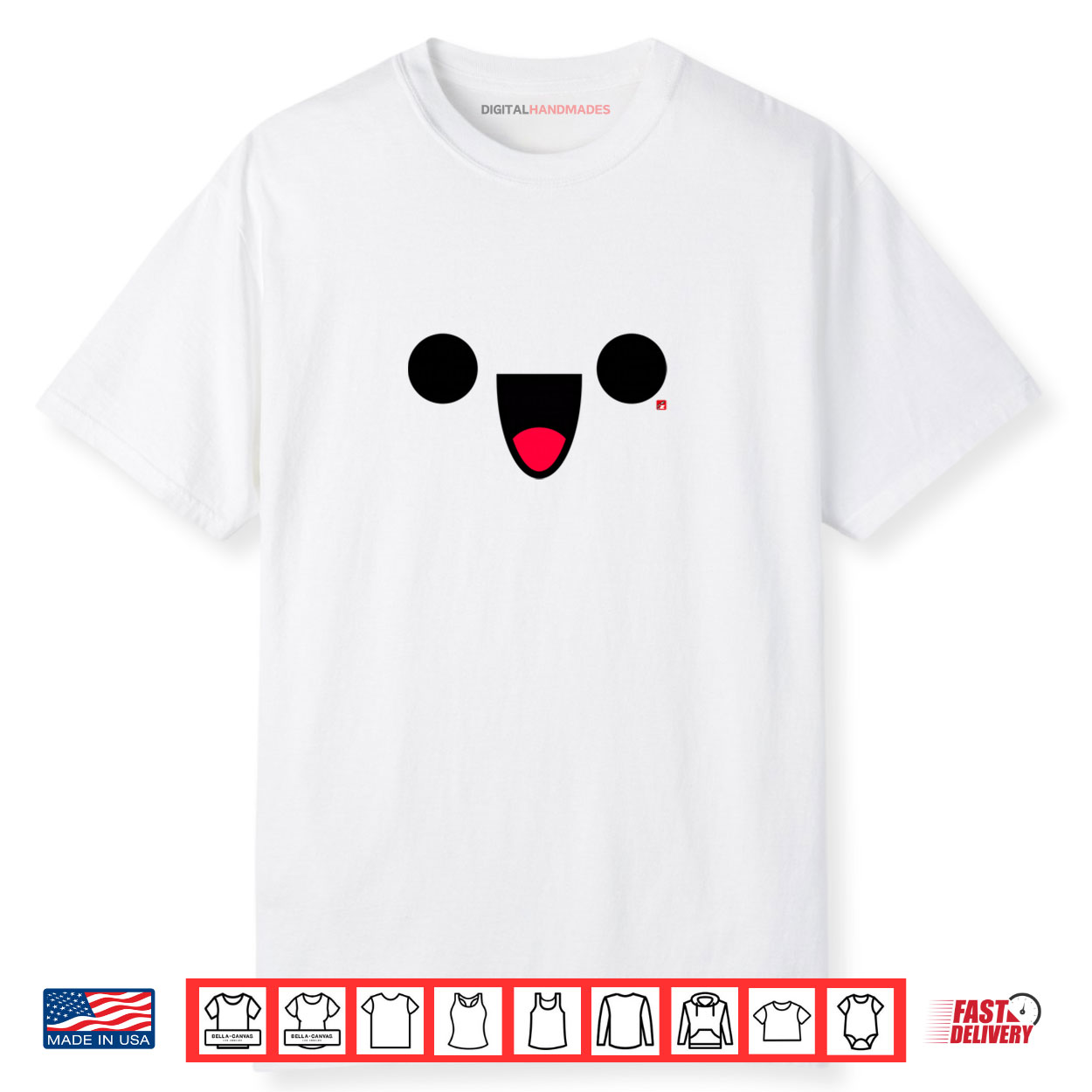 Cute Kawaii Face Shirt