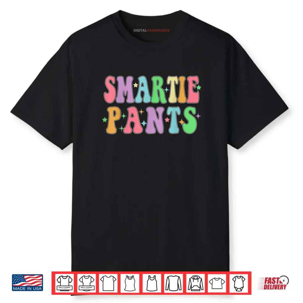 Cute Little Miss Smarty Pants Smartie Costume Halloween Game Shirt 1 Cute Little Miss Smarty Pants Smartie Costume Halloween Game Shirt