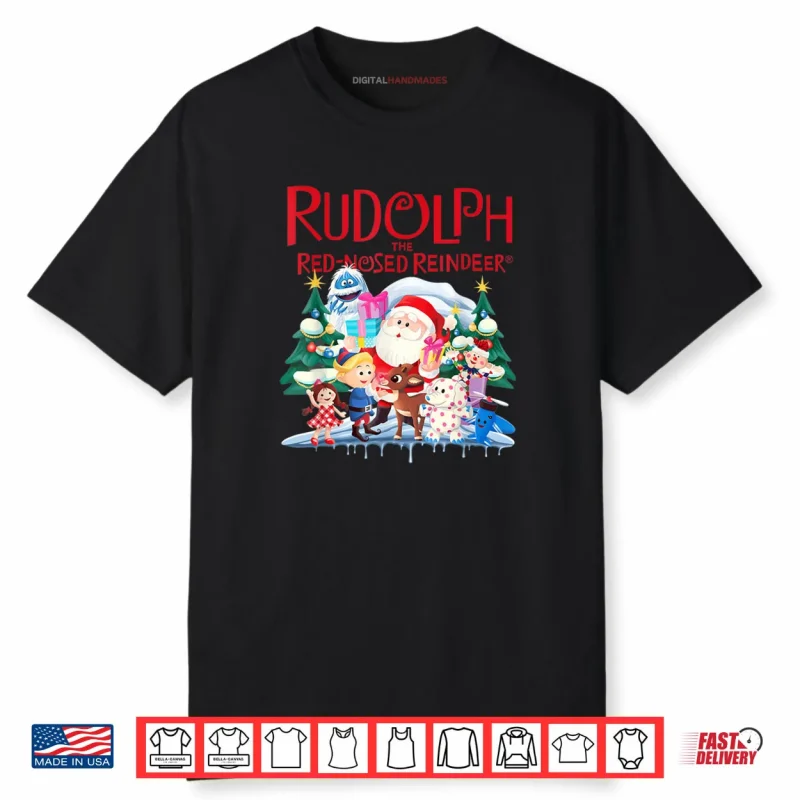 Cute Rudolph The Red Nosed Reindeer Christmas Shirt