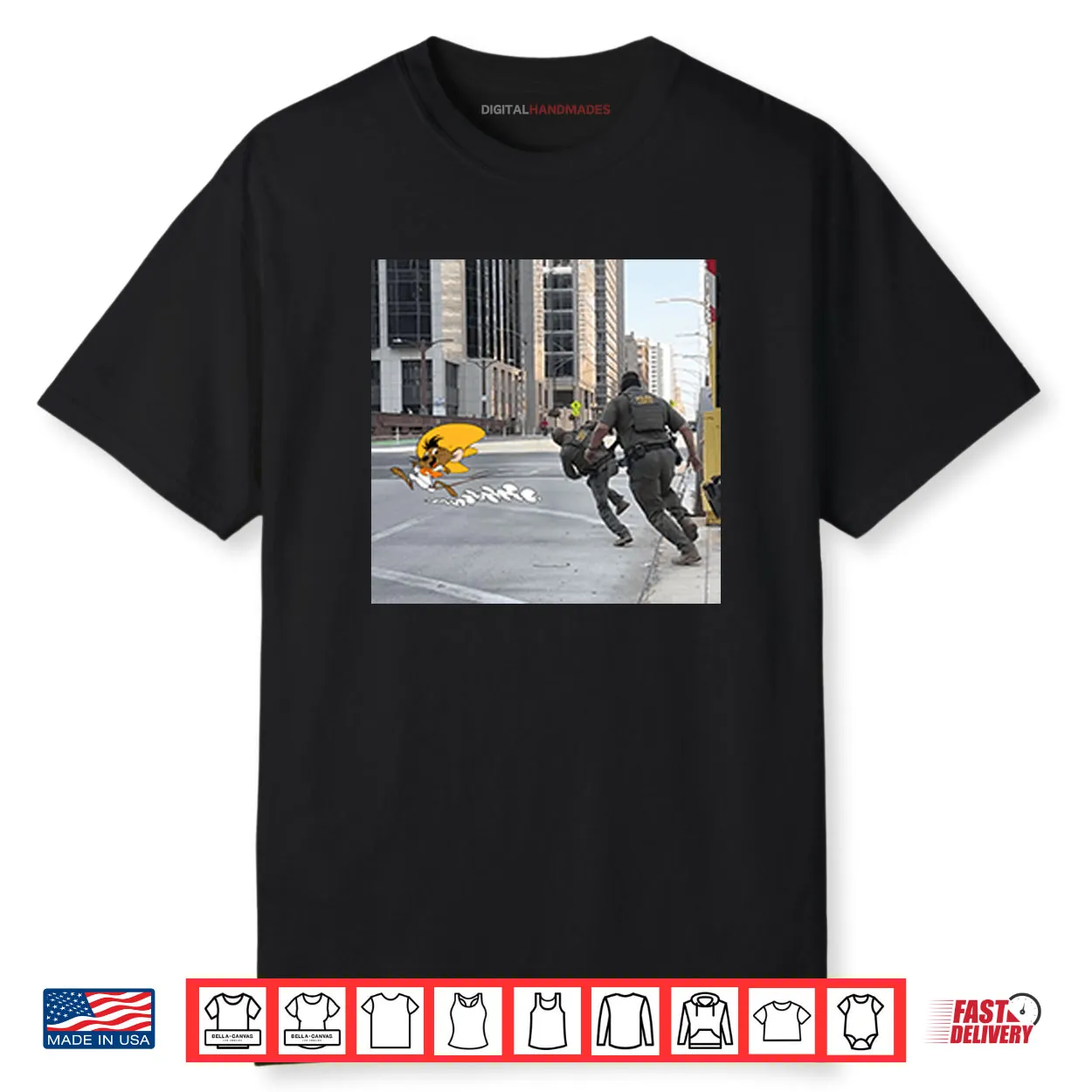 Cyclist Taunting ICE Agents Shirt