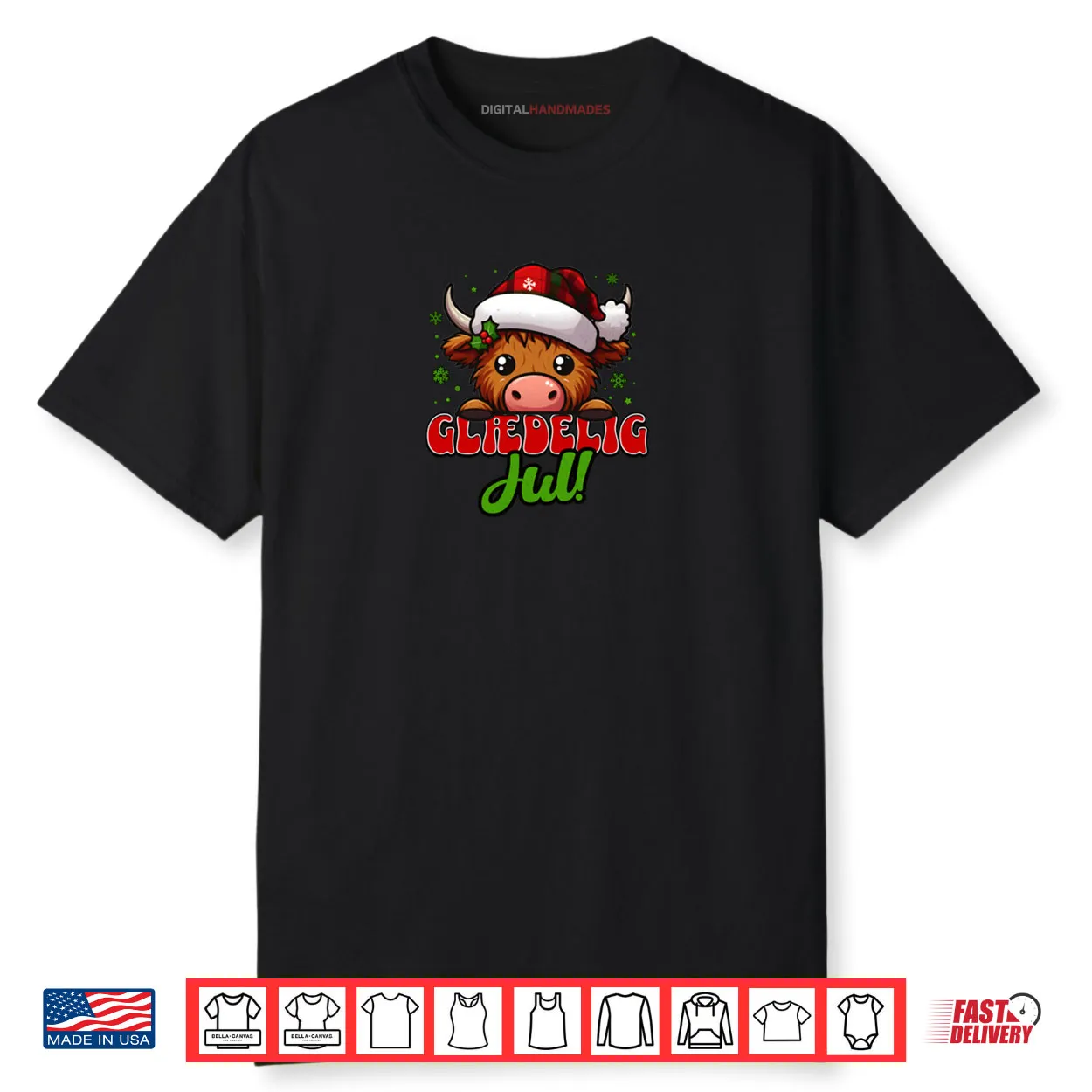Danish Merry Christmas Glaedelig Jul Shirt