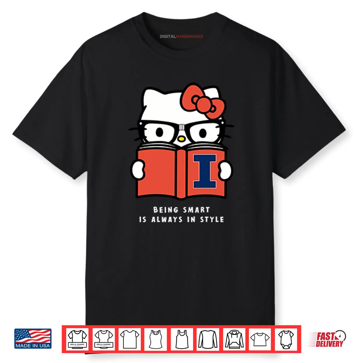Dave Portnoy Illinois Hello Kitty Being Smart Is Always In Style Shirt