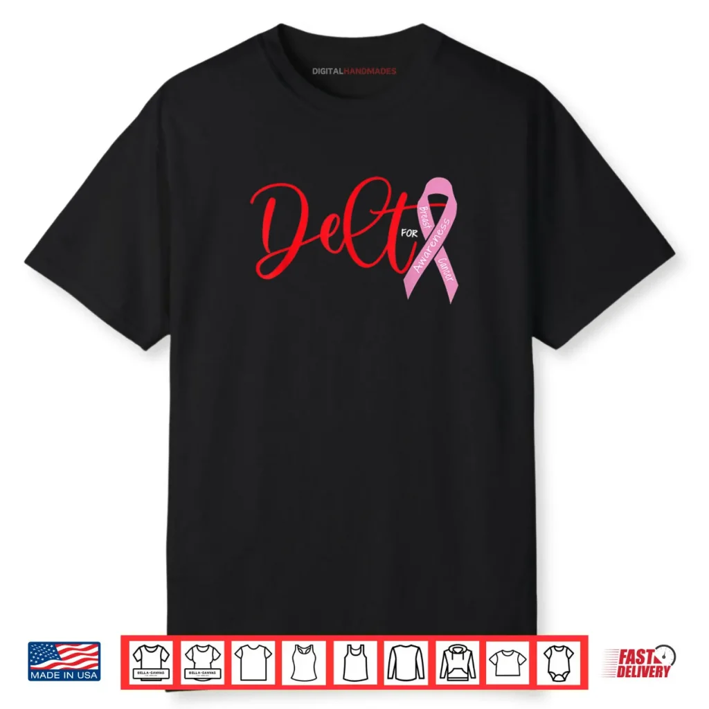 Deltas Wear Pink Breast Cancer Awareness Shirt 1 Deltas Wear Pink Breast Cancer Awareness Shirt
