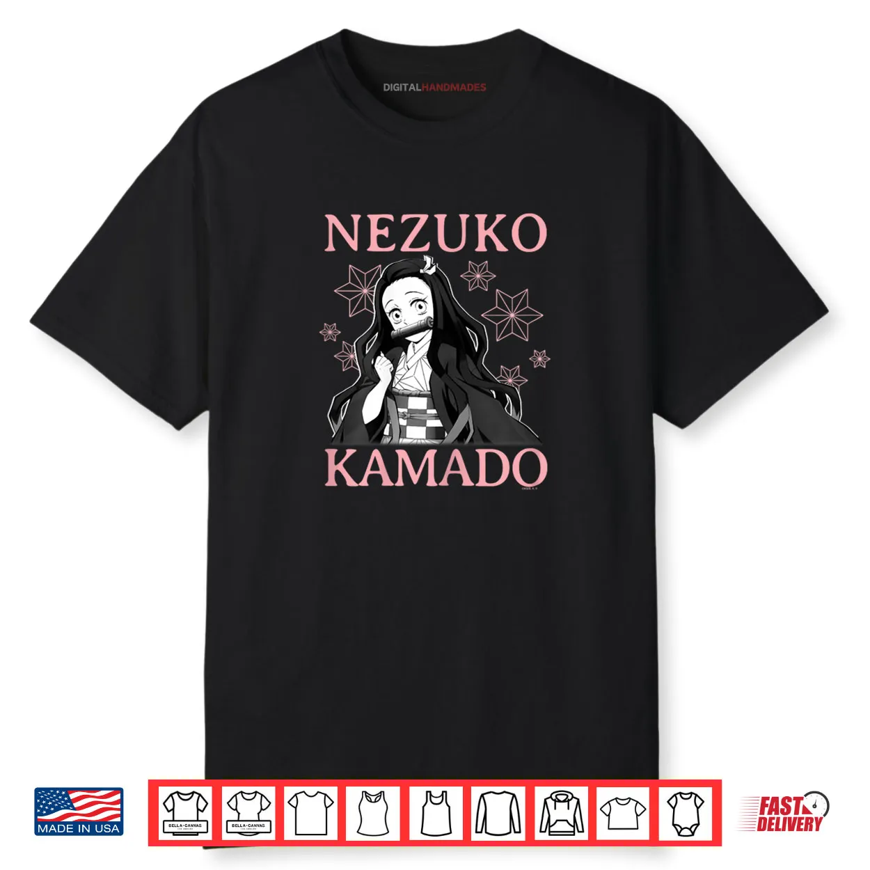 Demon Slayer Kimetsu no Yaiba Nezuko Kamado Cute Shirt