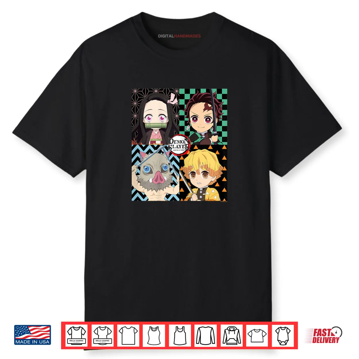 Demon Slayer Kimetsu no Yaiba Tanjiro Nezuko Adorable Shirt