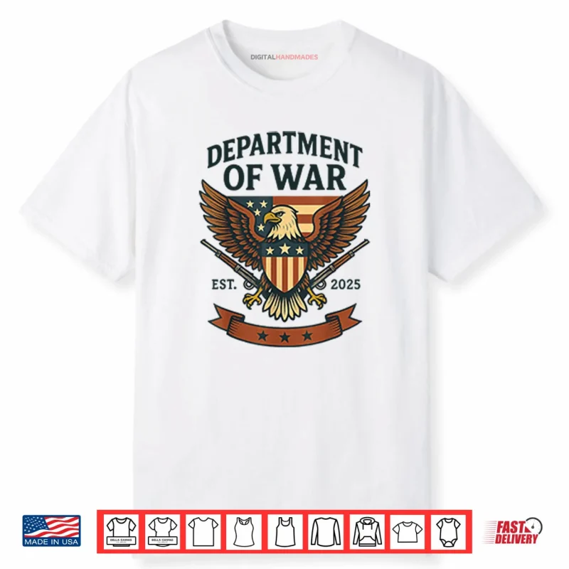 Department Of War Established 2025 Logo Shirt