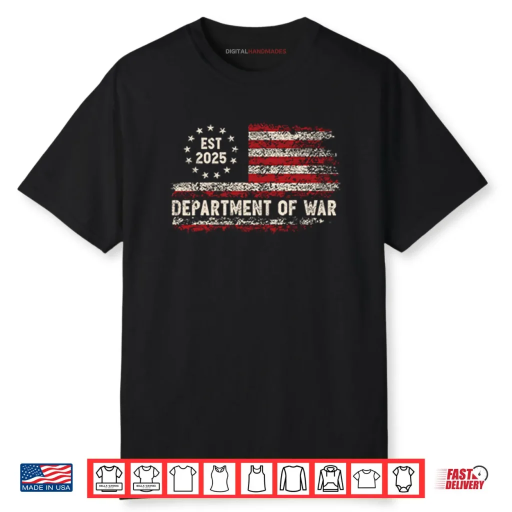 Department Of War Established 2025 Shirt 1 Department Of War Established 2025 Shirt