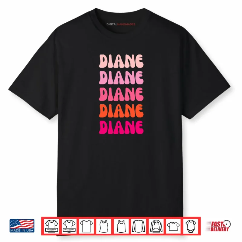 Diane Retro Stack Design Shirt